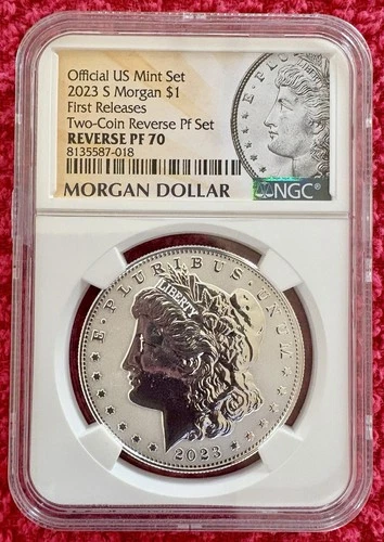 2023-S Morgan Silver Dollar Reverse Proof NGC PF 70 - First Releases