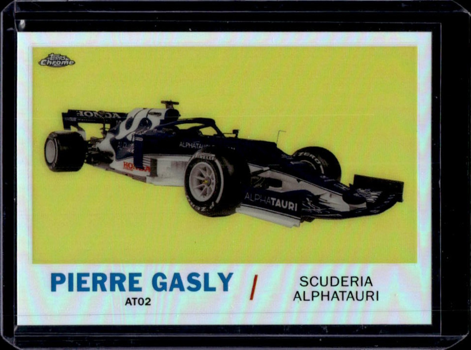 2021 Topps Chrome F1 Pierre Gasly 1961 Sports Cars #T61-PG
