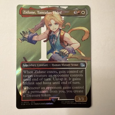 Zidane Tantalus Thief Surge FOIL NM FINAL FANTASY Magic the Gathering MTG