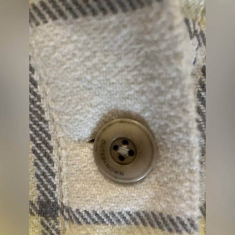 Outerknown Plaid Button Down Jacket Shacket Size … - image 4