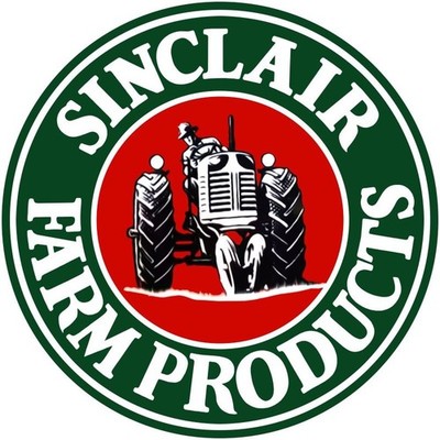 Sinclair Oil Company Farm Products NEW METAL SIGN: 12'' Diameter Round