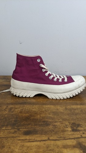 Converse Chuck Taylor Lugged 2.0 Run Star Hike High Sneakers Burgundy US 7.5/9.5 - Picture 6 of 15