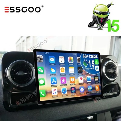 13''Autoradio CarPlay Android 15 GPS Nav Für Mercedes Sprinter W910 W907 2018-23