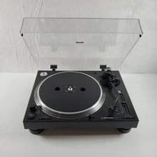 Audio Technica AT-LP140XP Black Manual Turntable Direct Drive Excellent Cond DJ