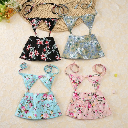Stylish Dog Bikini Pet Swimsuit Cute Beach Swimming Dress Breathable Cotton Fit - Picture 7 of 24