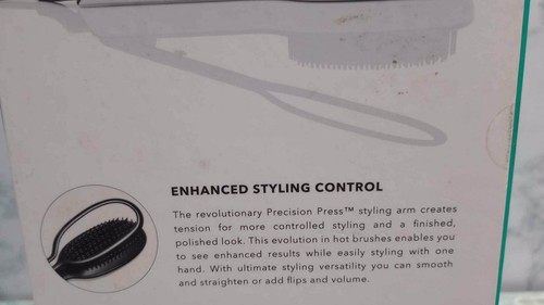 InStyler GLOSSIE Ceramic Styling Brush with Precision Press Black 00620 Tested - Picture 5 of 17