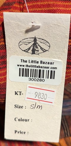 Kathmandu Imports Womens Sedona Striped Bohemian Patchwork Vest - Size S/M - NWT - Picture 13 of 13