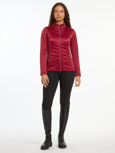 Chaqueta LeMieux Dynamique para mujer - Ember | Cremallera bidireccional, forro cálido, frente satinado - Imagen 9 de 11