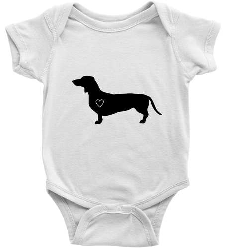 Dachshund Heart Dog Toddler Kids Youth Tee T-Shirt Infant Baby Bodysuit Clothes - Picture 14 of 36