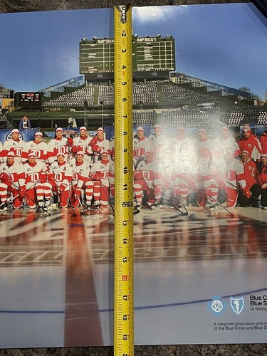 Detroit Red Wings Jan 1, 2009 WRIGLEY FIELD Winter Classic 19x24 POSTER - Picture 3 of 6