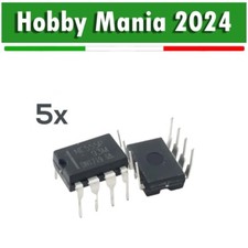 5X NE555 INTEGRATO Timer Temporizzatore multifunzione DIP-8