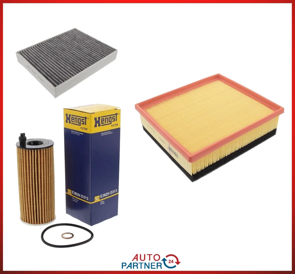 Kit De Filtres à Huile Hengst+Mapco Pour BMW F20 F21 F30 F31 F34 114-120d - Photo 1/1