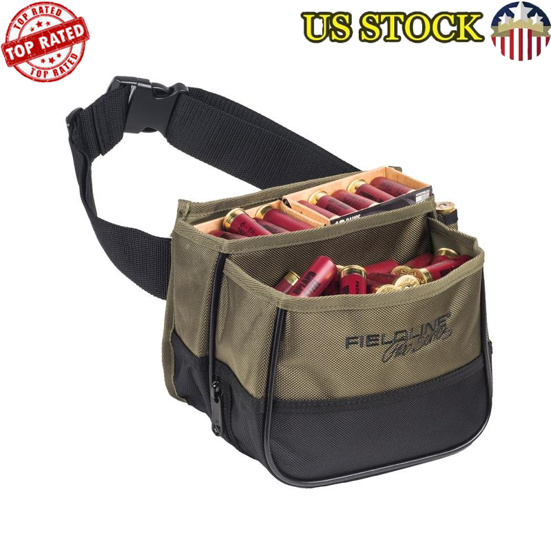 Small Trap Shooting Ammo Pouch Holder Weather Resistant Adjustable Waist Belt