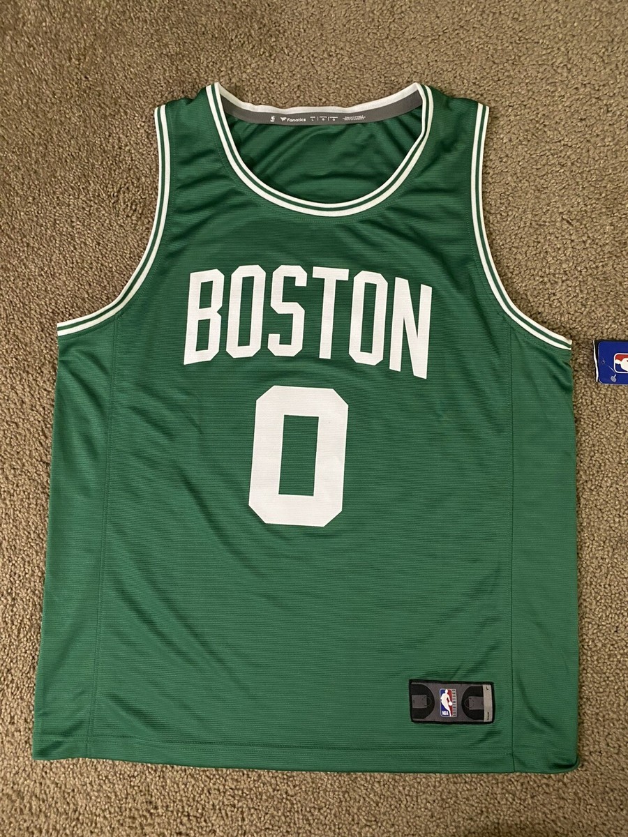 Fanatics NBA Jersey Boston Celtics Jayson Tatum #0 Green Men's