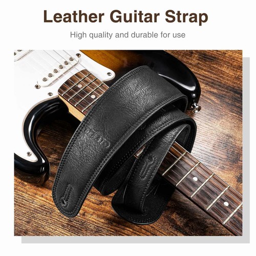 LEKATO Acoustic Electric Guitar Bass Strap 2.5" Wide Holder Adjustable 41-51inch - Picture 4 of 10