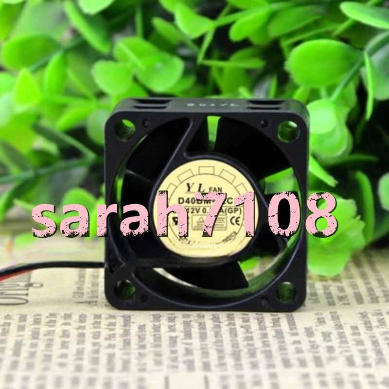 1PC Y.L.FAN D40BM-12C 12V 0.08A ball cooling fan 2-wire large 4D power ...