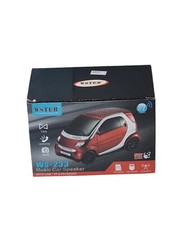 WS-233 BLUETOOTH MUSIC CAR SPEAKER S USB FM Radio Rechargeable Loud Sound
