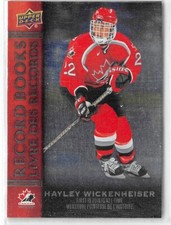 2023 Tim Hortons Legends Record Books RB-15 Hayley Wickenheiser
