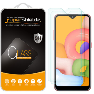 [2-Pack] Supershieldz Tempered Glass Screen Protector for Samsung Galaxy A01