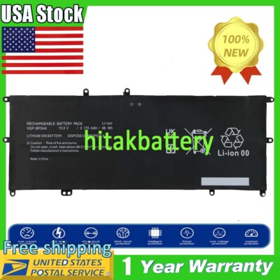 VGP-BPS40 Battery For Sony Vaio Flip SVF 15A SVF15NB1GL SVF15NB1GU SVF15NA1GL US