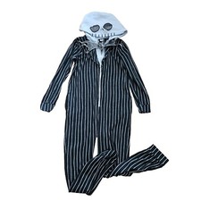 Disney Nightmare Before Christmas Jack Skellington Halloween Pajamas M Costume