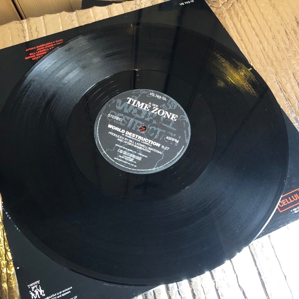 John Lydon & Afrika Bambaataa Time Zone World Destruction 1984 12