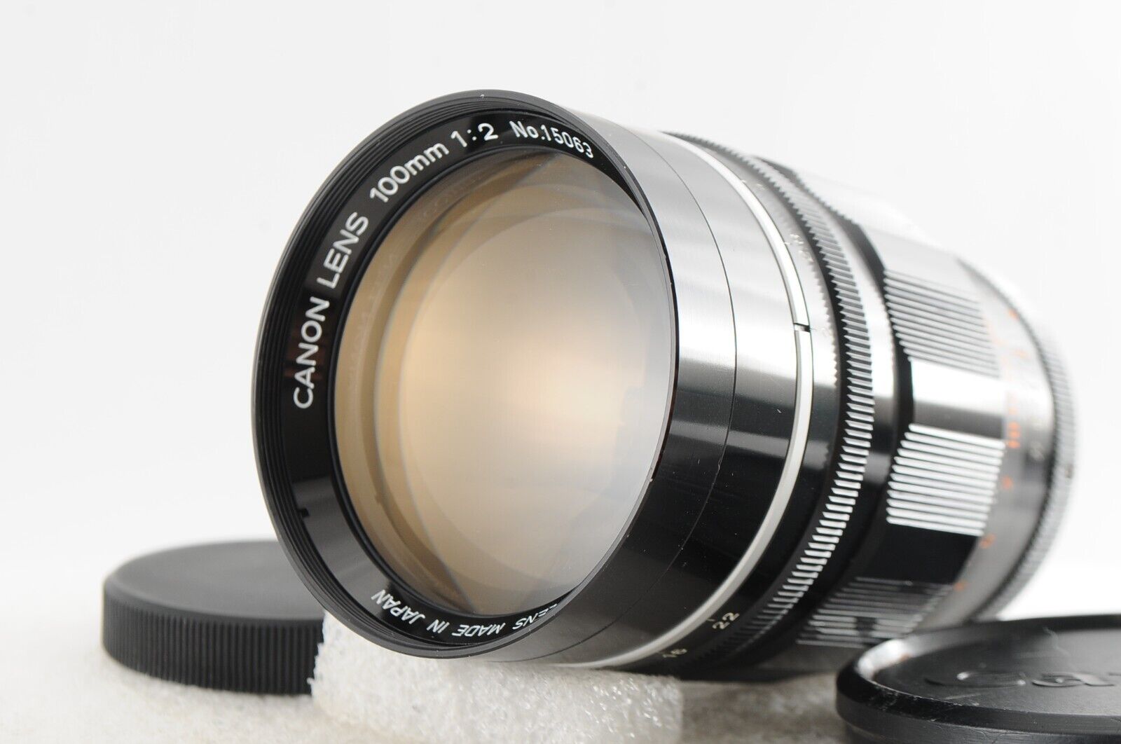 Mint] Canon 100mm f/2 LTM L39 Leica Screw Mount Manual Forcus Lens 