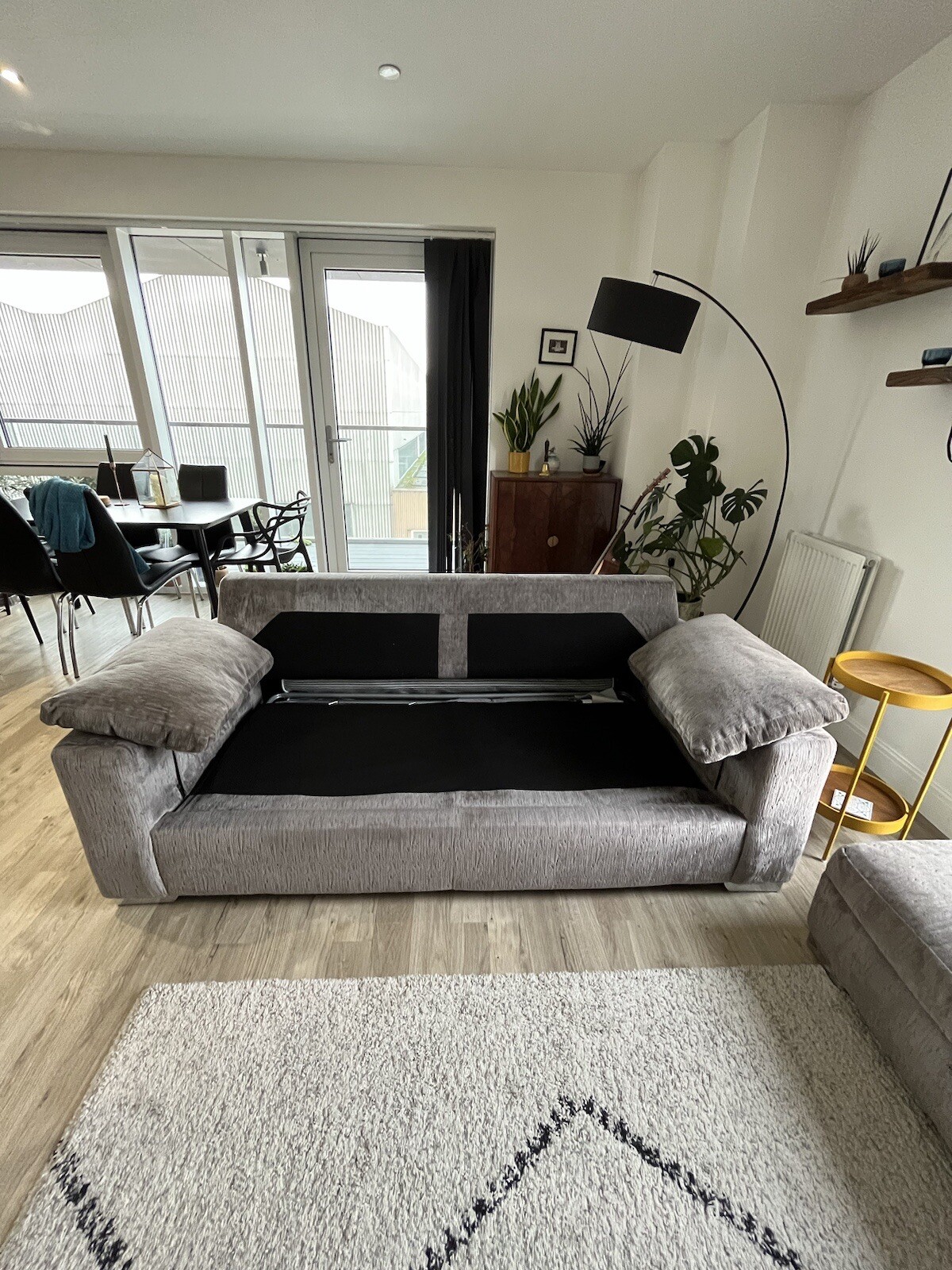 Sofology Coco 3Seater Sofa Bed and Foot Stool with storage eBay