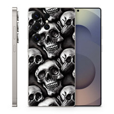 Skull Vinyl Wrap Skin Compatible With Samsung Galaxy S 25 Ultra