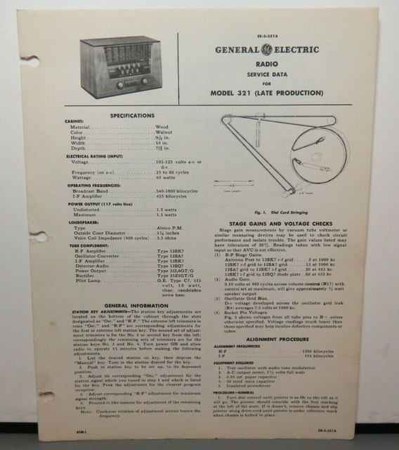 General Electric Service Manual