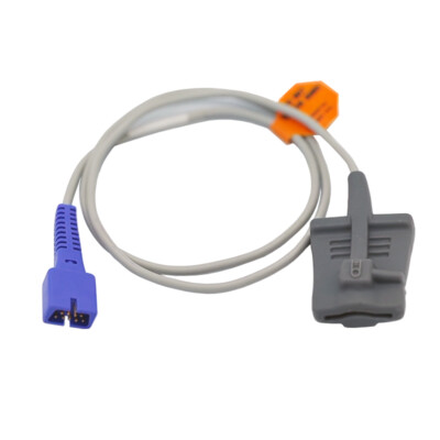Compatible Nellcor Oximax SpO2 Sensor Adult Soft Tip Cable 9pin 1m TPU