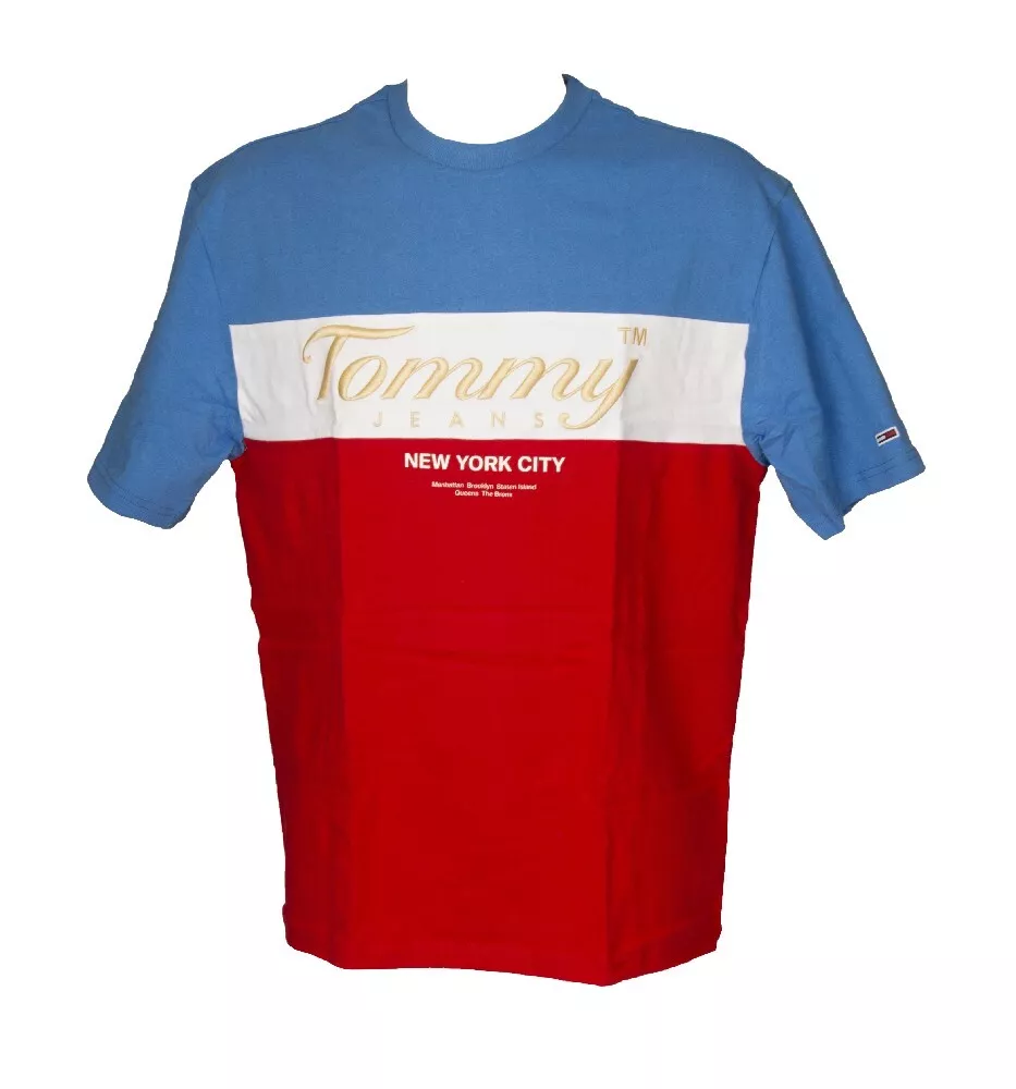 Tommy hilfiger embroidered 2024 logo t shirt