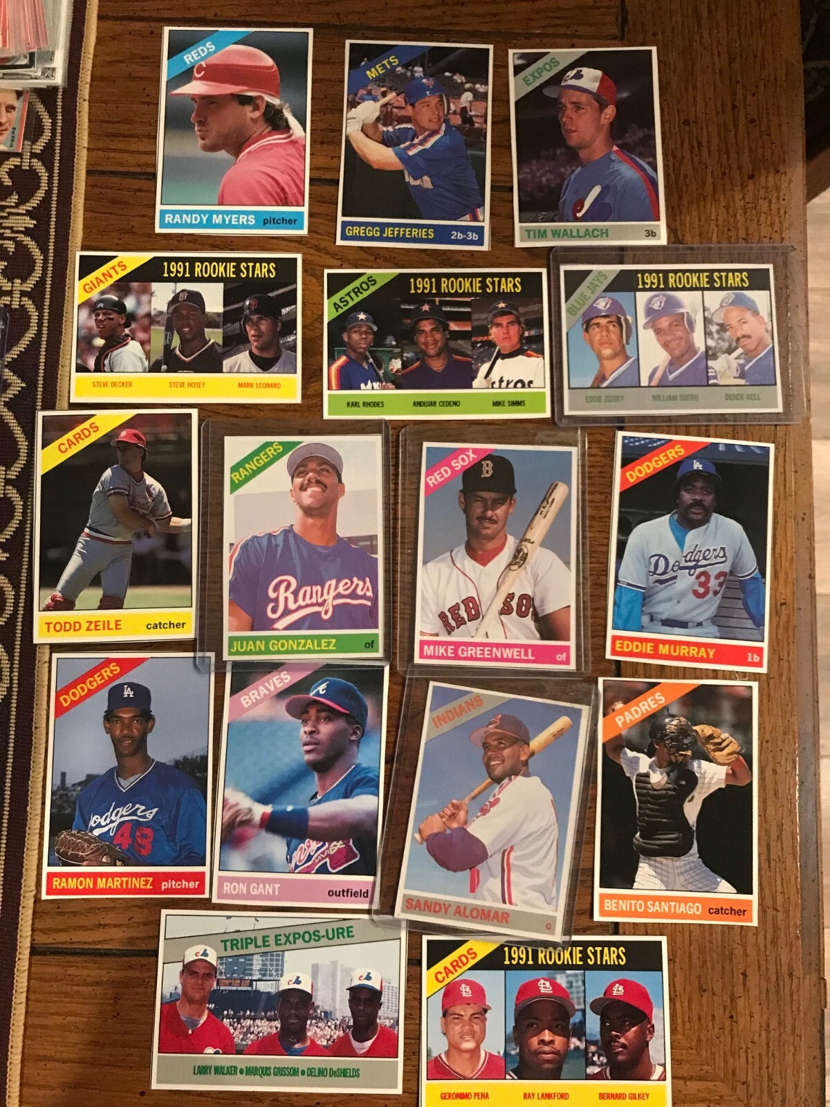 Sandy Alomar 1991 Baseball Card Magazine Issue (3832B) (Sale Is For One Card)  | eBay
