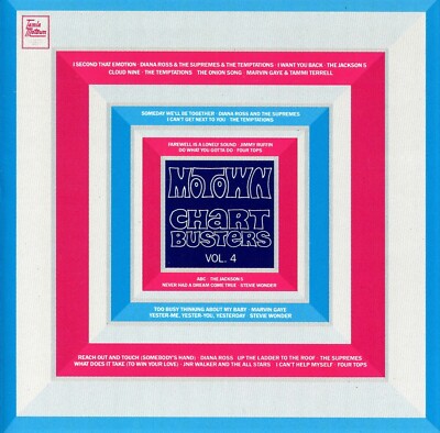 CD Various - Motown Chartbusters Vol. 4 (Supremes, Four Tops, Stevie Wonder ...)