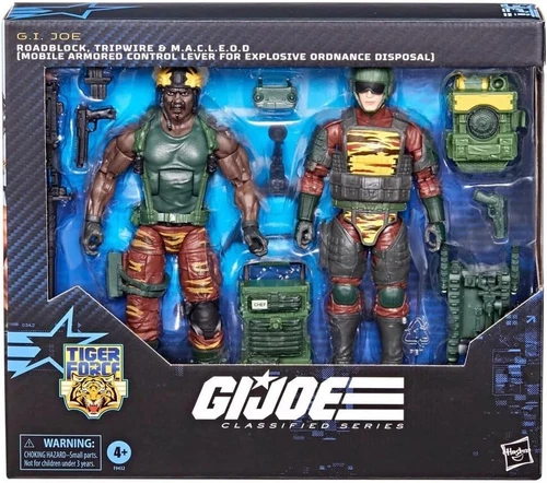 G.I. Joe Classified Series Tiger Force - Roadblock Tripwire & M.A.C.L.E.O.D. Set