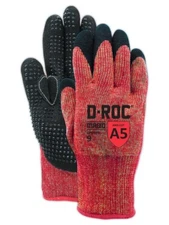 12 Pairs Magid D-ROC GPD54910 Gloves - ANSI Cut Level A5 - Size 10 - NIB
