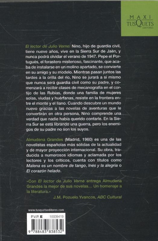 Thumbnail - El Lector De Julio Verne Almudena Grandes Taschenbuch 432 S. Spanisch