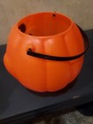 Jack O Lantern Grand Venture Blow Mold Halloween Pumpkin Candy Bucket Pail  — photo 4