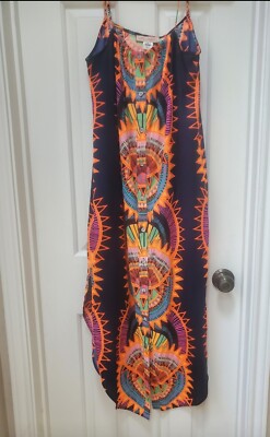 Mara Hoffamn Multi-Colored Maxi Dress