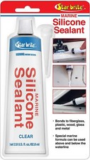 STAR BRITE Silicone Sealant Clear 2.8 OZ. 082102P 