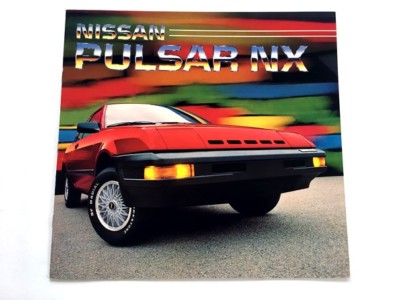 1985 Nissan Pulsar NX Original Car Sales Brochure Catalog | eBay