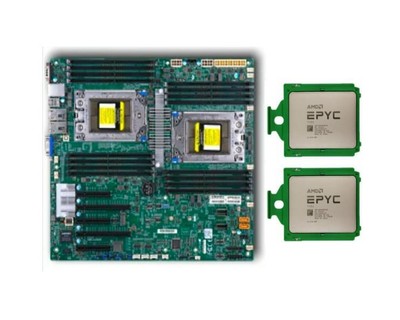 Supermicro H11DSi E-ATX Motherboard AMD EPYC 7402 48c/96t