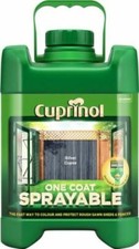 Cuprinol Sprayable Fence Treatment 5 Litre Silver Copse