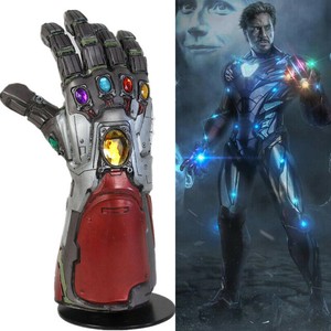 Details About Avengers Endgame Iron Man Tony Stark Gloves Infinity Gauntlet Gloves Latex Props