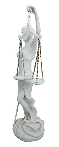 Ebros Statue Blind Lady of Justice Holding Sword of Judgement and Scales - Picture 5 of 9