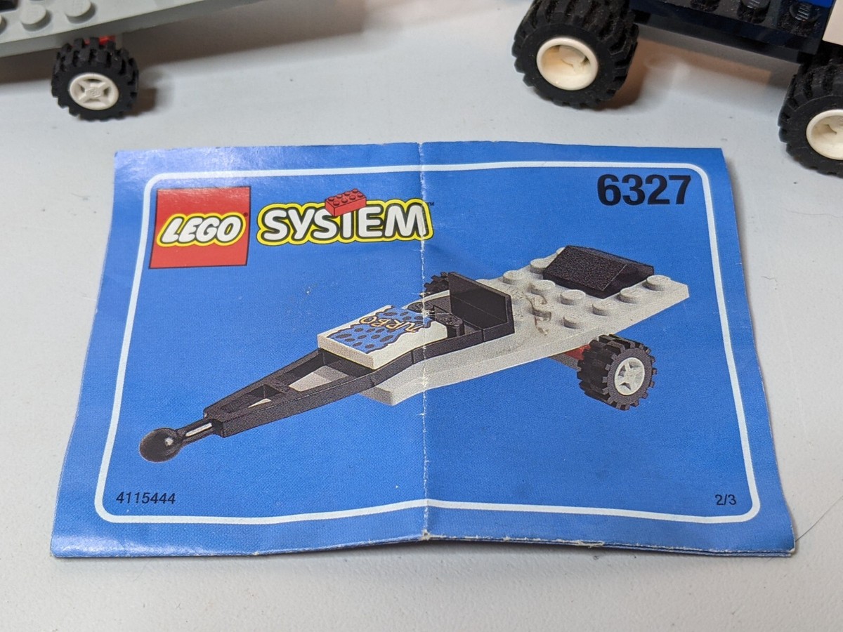 Lego 6327 Turbo Champs Car Carrier Partial Instructions No