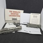 3 Franklin Mint Pewter Gladstone K4 Pacific Class 05 Train Greatest Locomotives