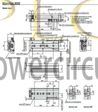 SMC MXS12-30 Air Slide Table Pneumatic precision guide slide cylinder 1PCS