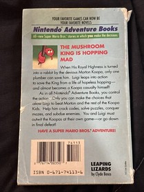 Nintendo Adventure Books #2 Leaping Lizards Super Mario Bros. NES Era