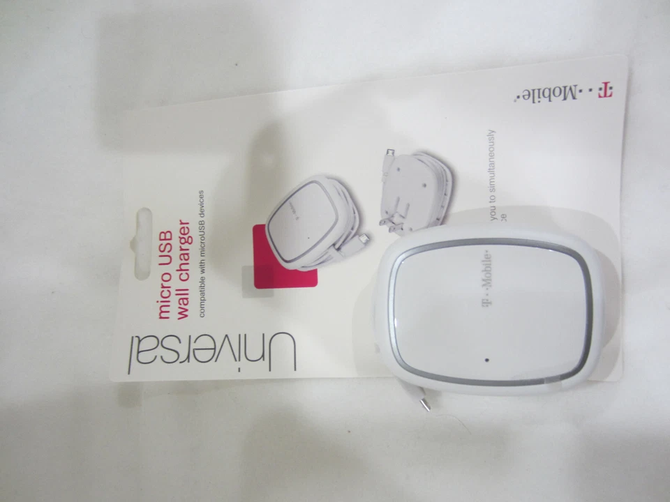 NEW  Universal Micro USB Wall Charger For Smartphone Devices Dual white  NEW - Image 2 of 4